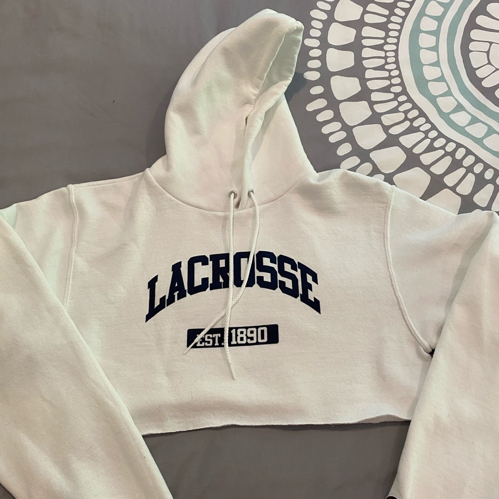 Champion Cropped Lacrosse Sweatshirt